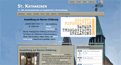 Desktop Screenshot of katharinenbraunschweig.de