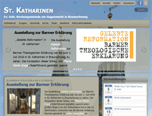 Tablet Screenshot of katharinenbraunschweig.de